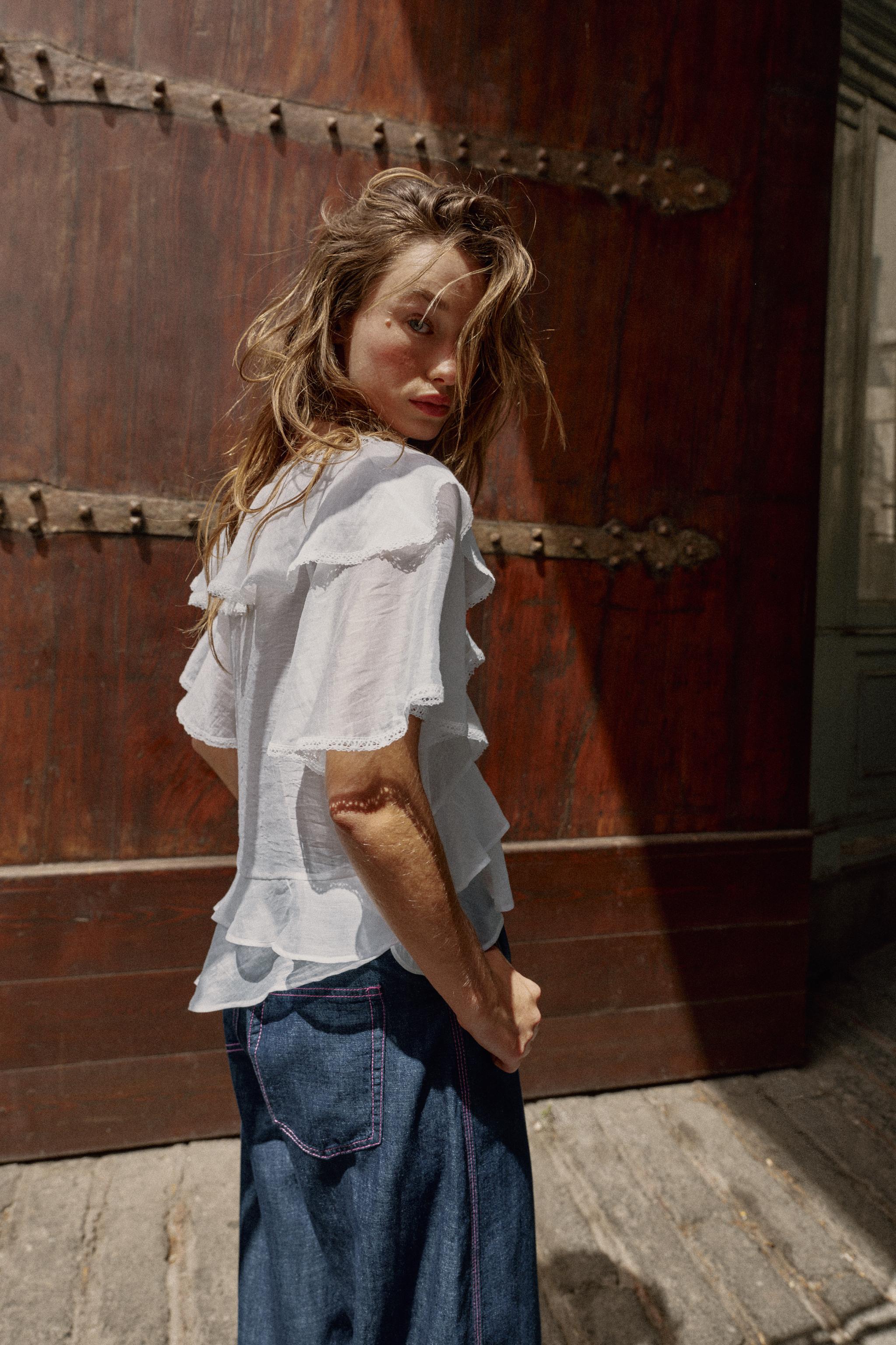 RUFFLED ROMANTIC SHIRT